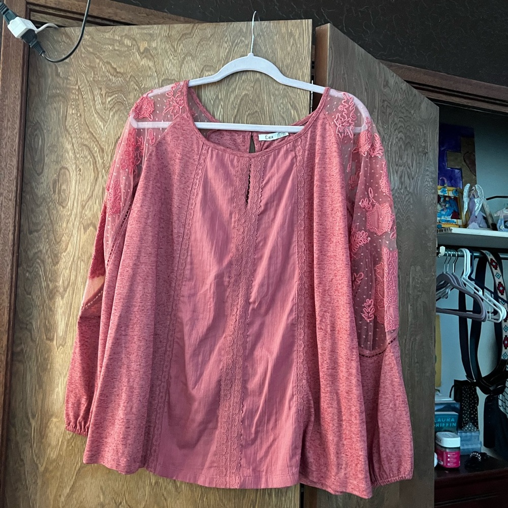 Brand- Dex, Size- 2x, Color- pink